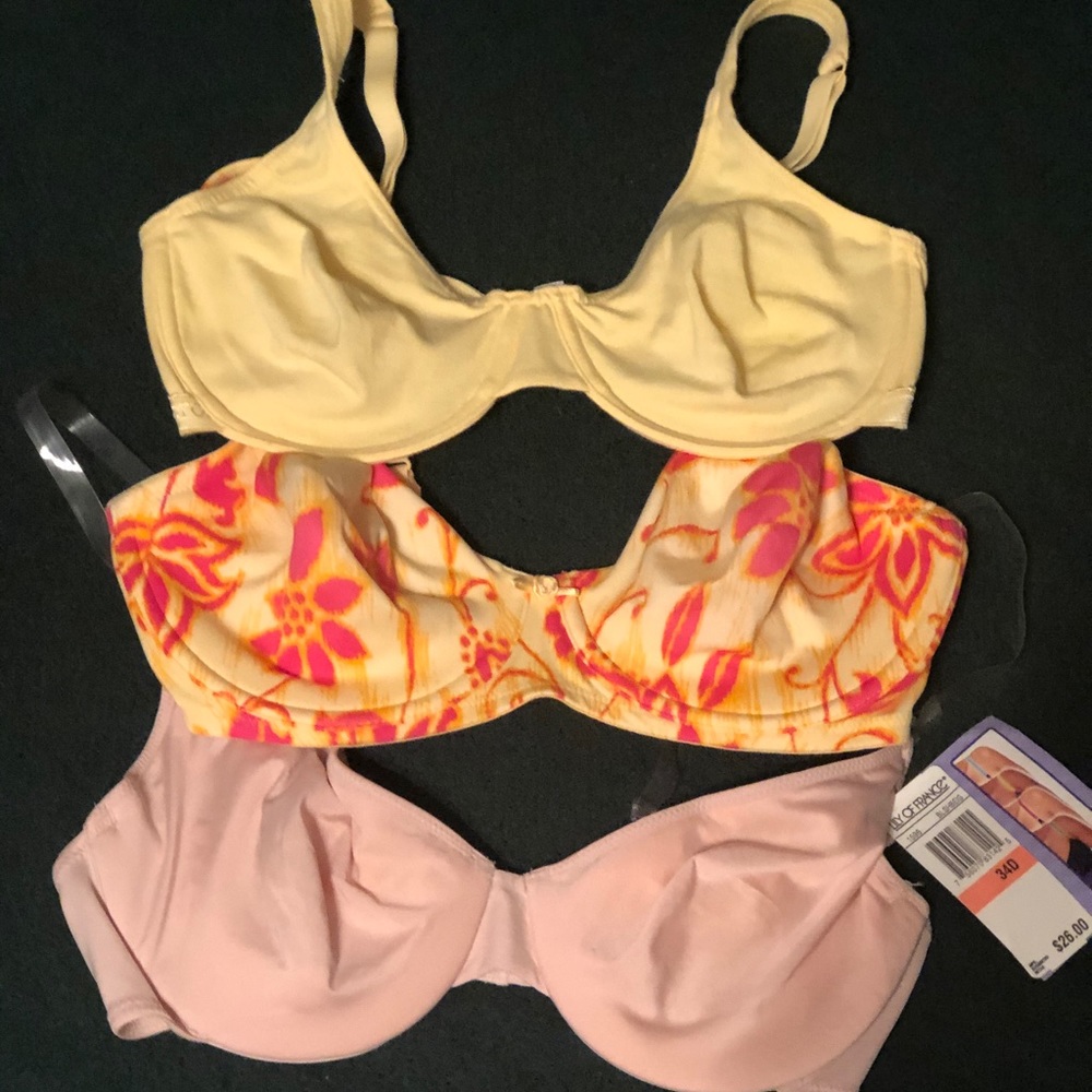 3 Bras 34D 2-Victoria’s Secret NWOT  & 1-LoV NWT